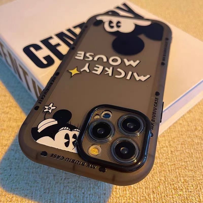 Ốp Điện Thoại Mềm Trong Suốt Chống Sốc Toàn Diện In Hình Mickey Cho Iphone 8P 13 1411 12Promax 7 14 14