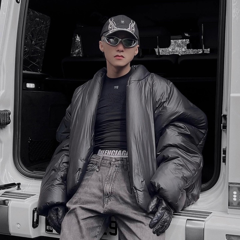 ÁO JACKET PHAO PUFFER SƠN TÙNG MTP YZY BRAND CHẤT ÁO SIÊU DÀY FORM CỨNG CÁP