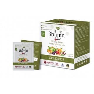 Cốm 3bimin chất xơ - giảm táo bón cho trẻ .