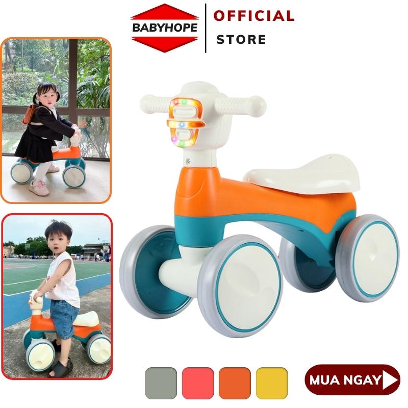 Xe chòi chân cho bé 1 2 tuổi có nhạc đèn BABYHOPE