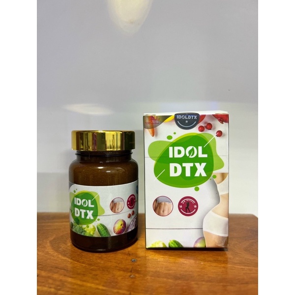DETOX IDOL SLIM thải mỡ bụng , siết eo , giữ dáng , sáng da chiết xuất rau củ quả ( lọ 60 viên )