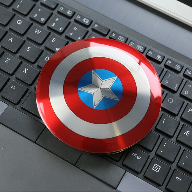 Sạc dự phòng Captain America Avengers 6800mah Kim loại nguyên khối - FULL BOX