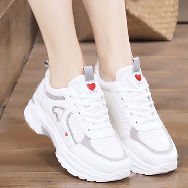 One more shoes Giày Thể Thao Phối Lưới Siêu Nhẹ Thoải Mái Thời Trang Hàn Quốc Mới Cho Nữ