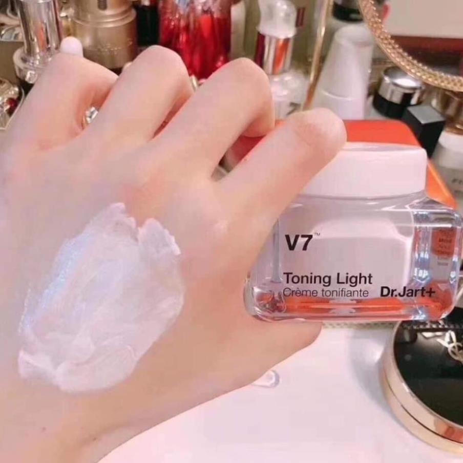 Kem Mặt V7 Toning Light Dr.Jart + Mini Size 15ml - Kem Mặt V7 Pink Toning Dr.Jart Full size 50ml