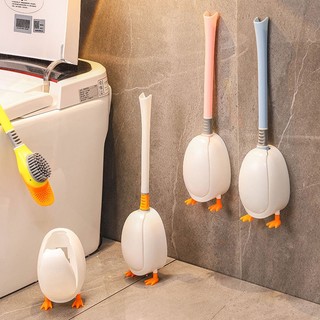 Cọ Vệ Sinh Toilet Hai Mặt Bằng Silicone Linh Hoạt Tiện Dụng