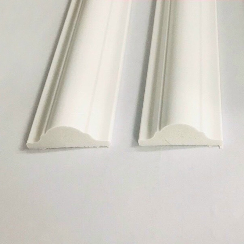 Phào Chỉ Nhựa Màu Trắng  Bóng Làm Góc Livestream