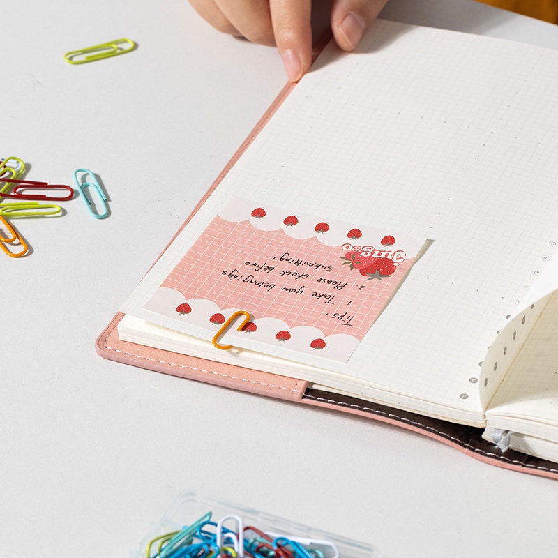 Set 100 kẹp giấy DELI E0024 6 màu 29mm