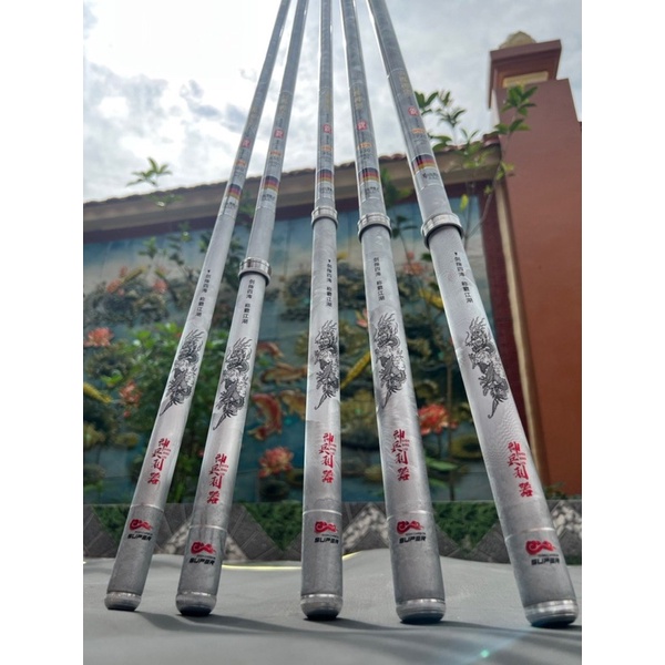 Cần Câu Tay Lục Mạch Thần Kiếm Độ Cứng 6H Loại 2 Săn Hàng (Tặng Kèm Ngọn Và Nhẫn )