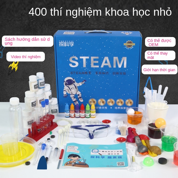 Bộ Đồ Chơi Thí Nghiệm Khoa Học Thủ Công Dành Cho Trẻ Em TTD335