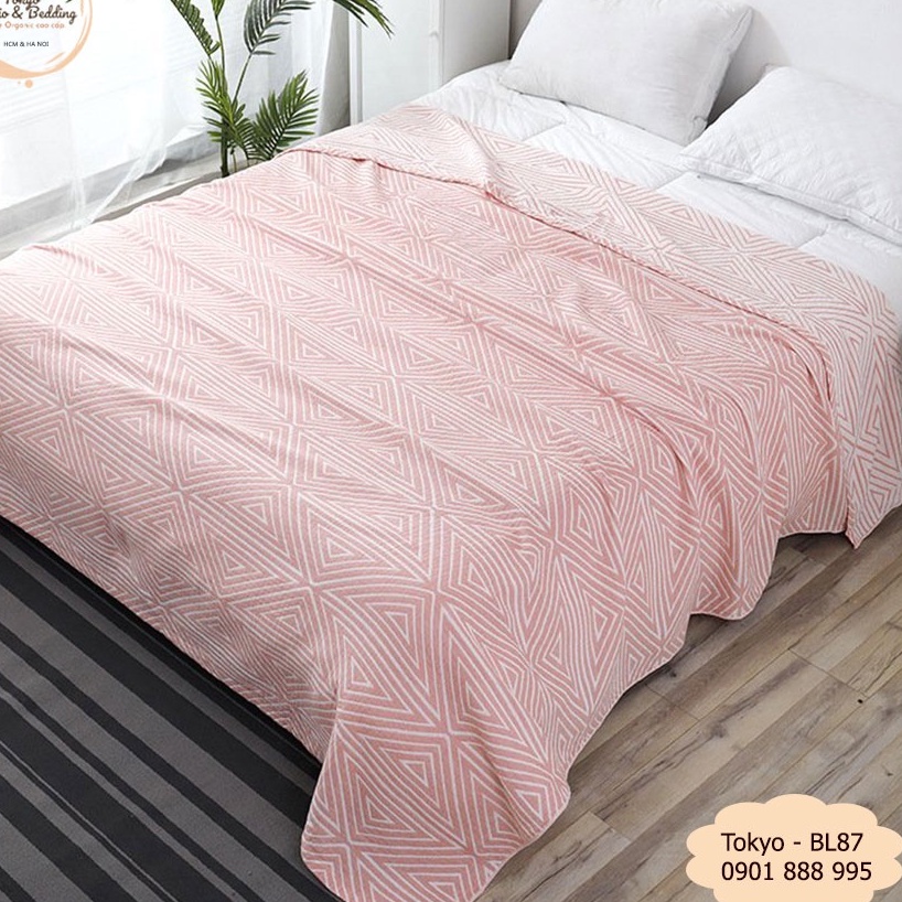 [XẢ] SO 27_Chăn Hè Xô Organic Cotton Dòng Phổ thông/Basic 3 lớp
