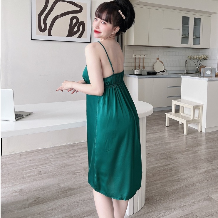 Váy Ngủ Nữ SOJUN Combo Choàng Latin 3 Nút Size 45 -65kg