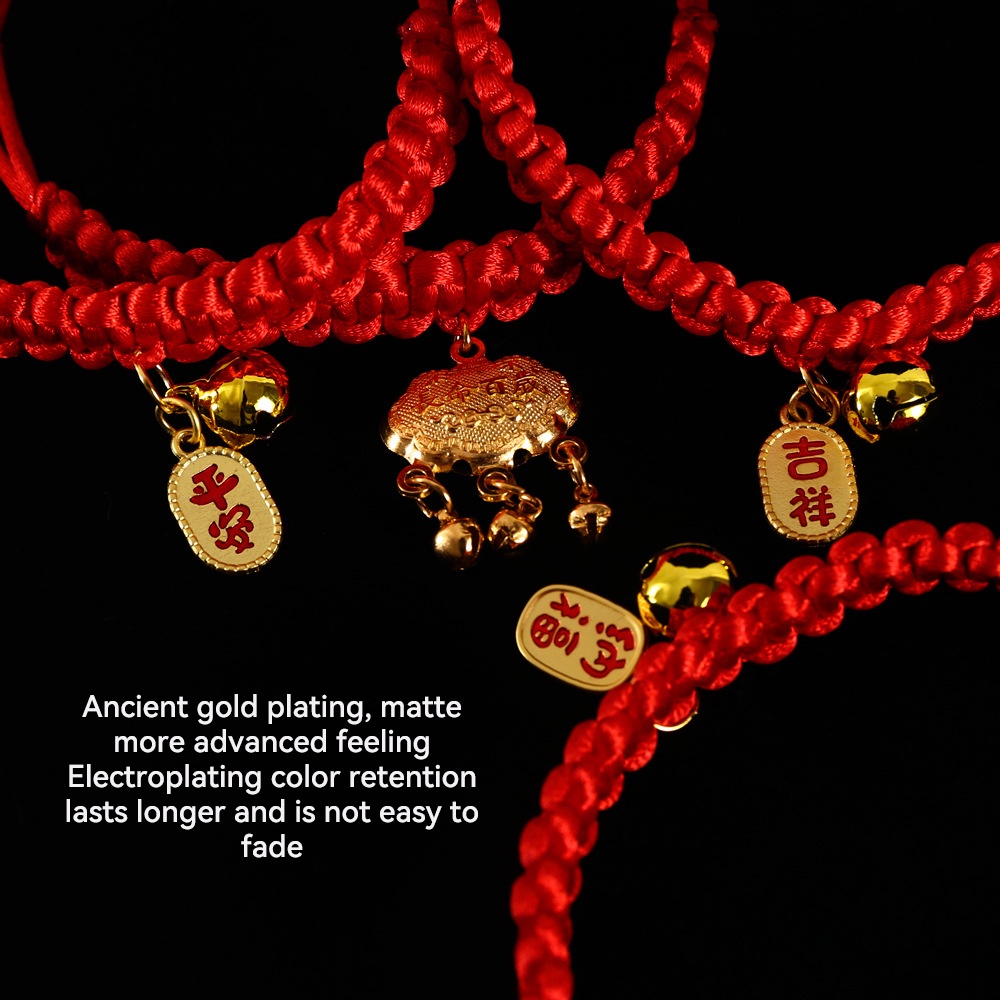 Vòng Cổ Dây Bện Màu Đỏ Thời Trang Chất Lượng Cao Có Thể Điều Chỉnh Cho Thú Cưng