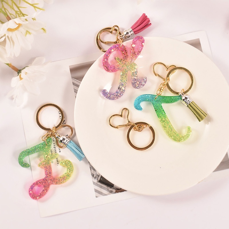 Sa Khuôn Silicone Làm Móc Khóa Hình Chữ Cái Tiếng Anh