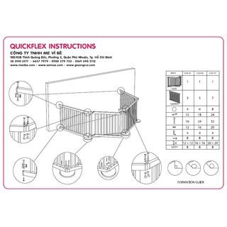 Bộ ốc vít cũi quây 3d - Mẹ Vì Bé