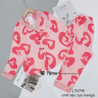 PIJAMA HOUSE - BỘ LỤA DÀI TAY luala
