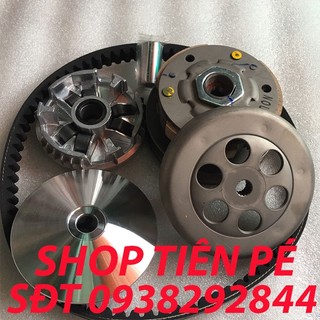Combo 3 món nồi trước sau + dây curoa novo/mio hàng cao cấp
