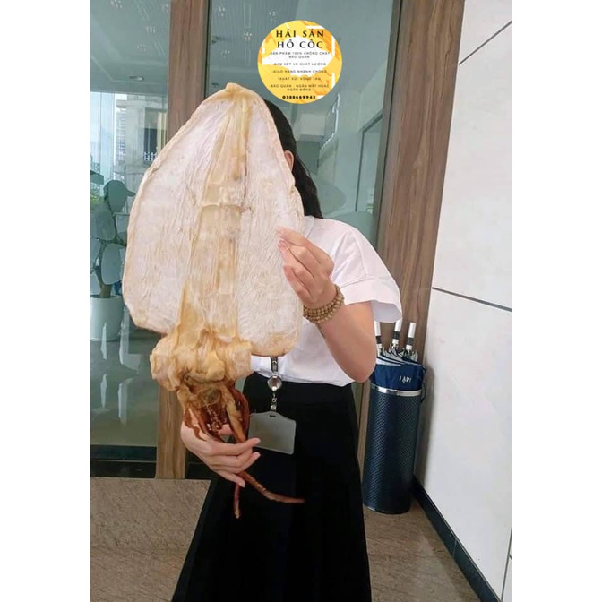 Khô Mực lá giá sỉ 4-10 con/kg to hơn bàn tay trở lên Hải Sản Hồ Tràm loại 1