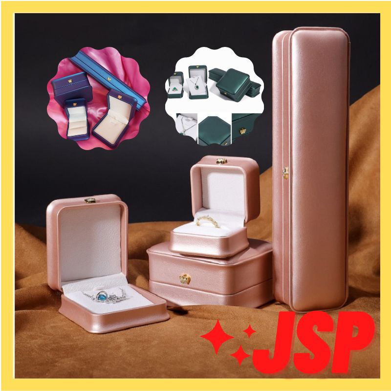 Hộp đựng trang sức Vương niệm hộp đựng nhẫn da hộp đựng nữ trang cao cấp JSP