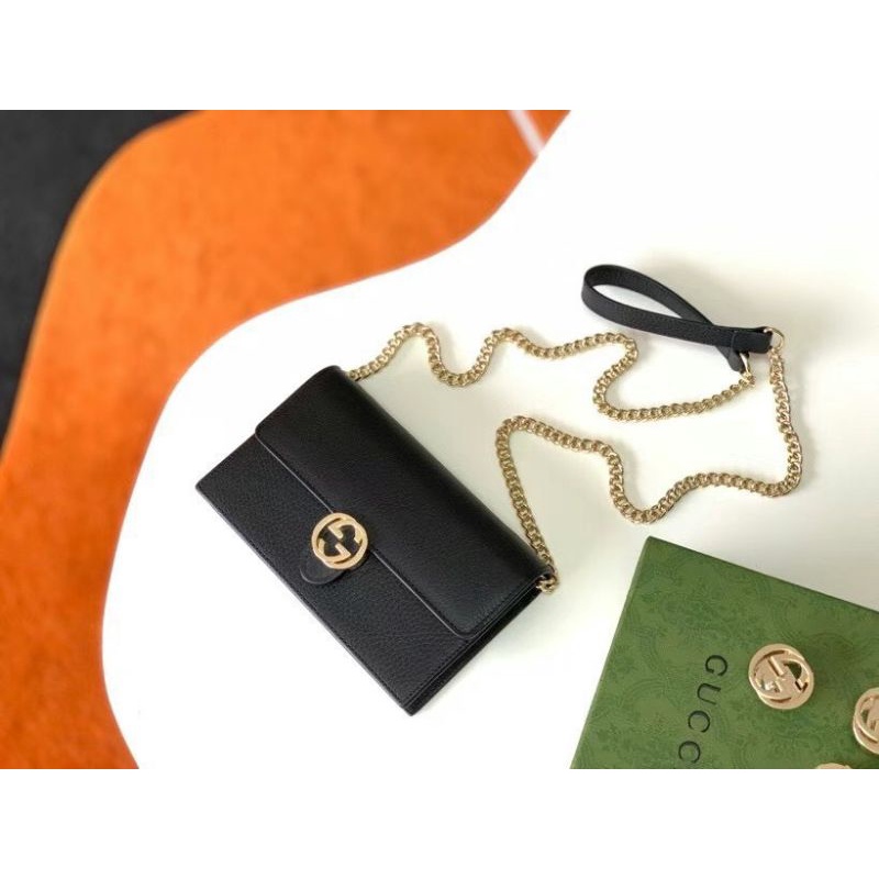 Túi đeo chéo nữ Woc da bò sz19cm phom chuẩn logo rõ nét fullbox hãng