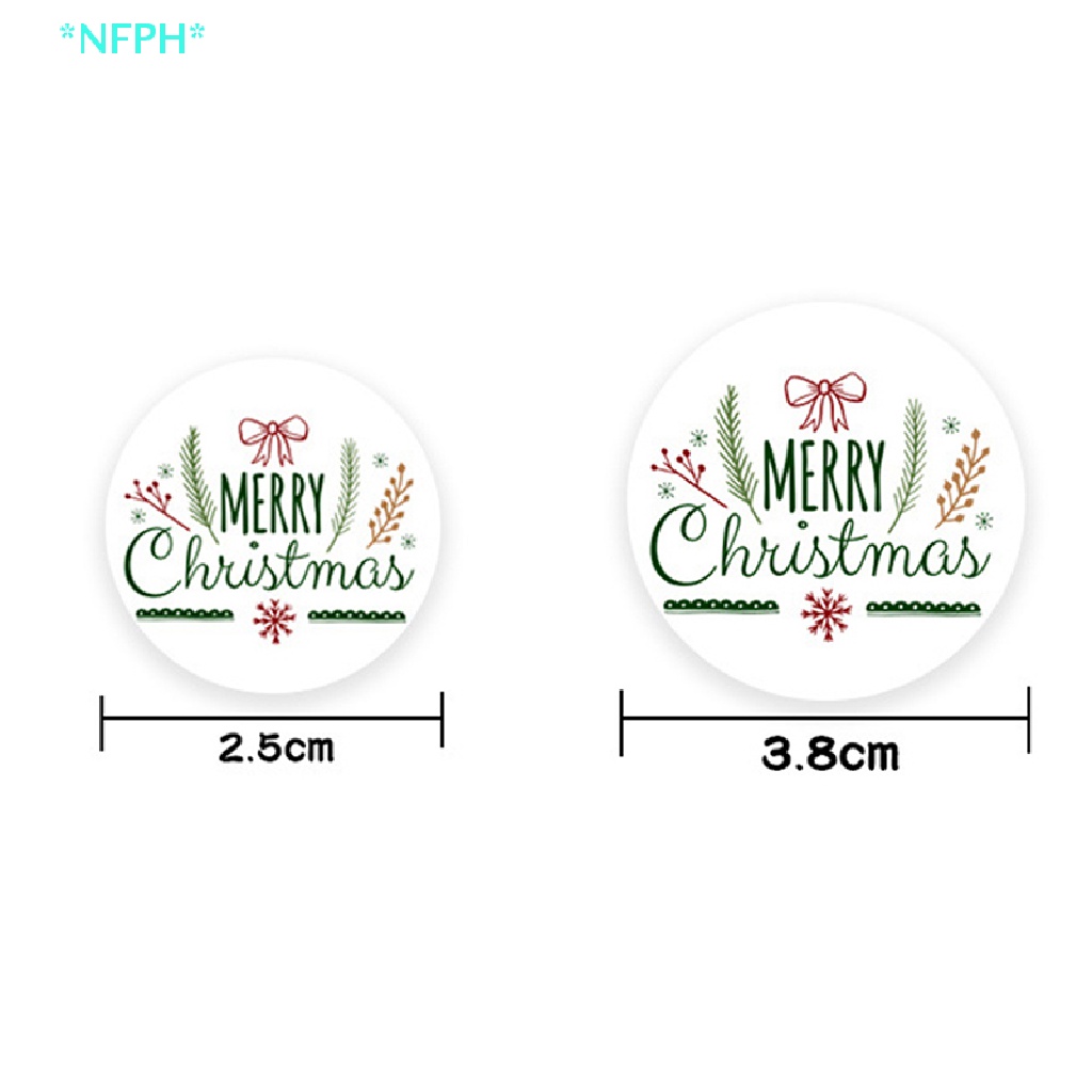 Bộ 500 Miếng Dán Trang Trí Giáng Sinh Tự Dính Mới