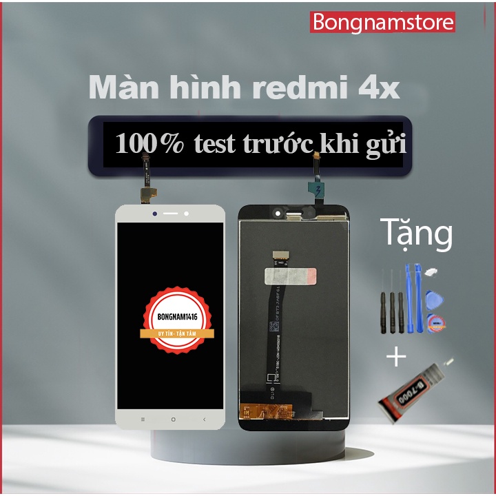 Màn hình thay thế cho redmi 4x tặng kèm bộ sửa và keo dán b7000.