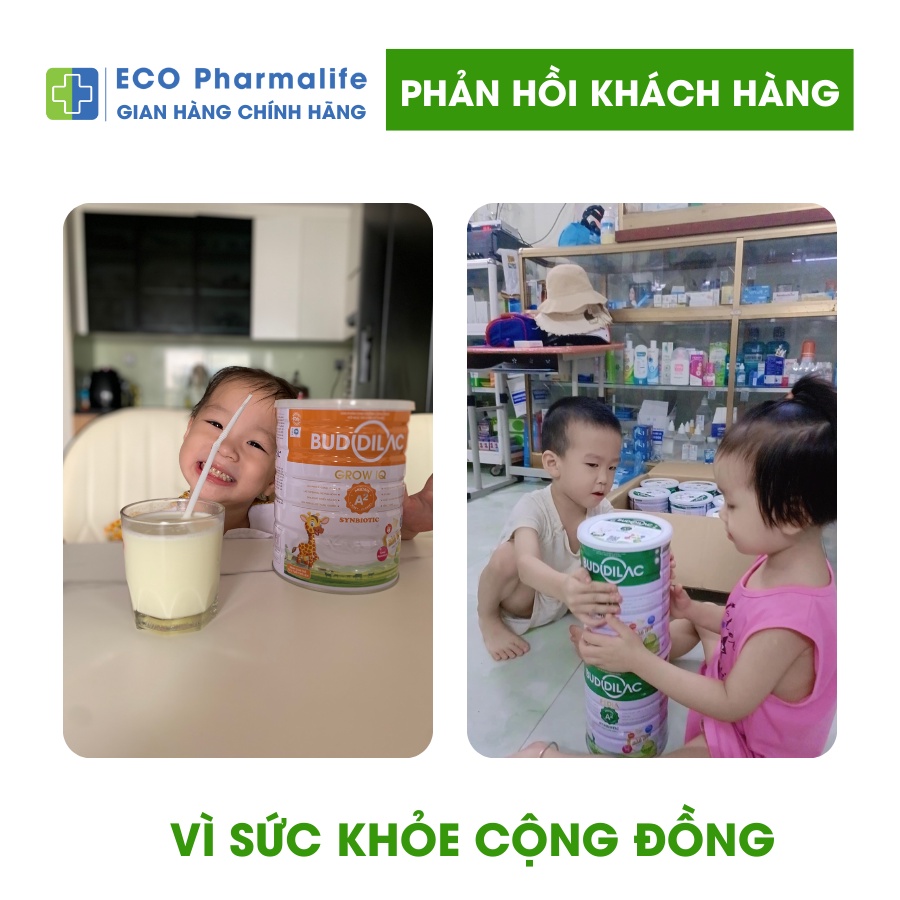 Sữa Bột Buddilac Baby Hộp 900g - Giúp Bé Ăn Ngon Ngủ Sâu, Tăng Sức Đề Kháng, Phát Triển Trí Não
