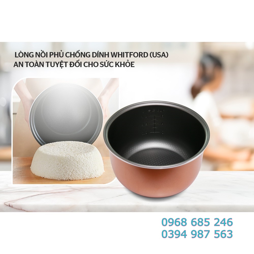 Nồi cơm điện mini Cuckoo công nghệ hàn quốc 1l 1,2l 1,8l lồi cơm điện cookoo 1 người đến nhiều người ăn