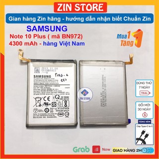 Pin samsung note 10 plus, note 10+ chính hãng dung lượng 4300mah - hàng công ty việt nam