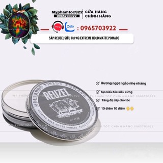 Sáp vuốt tóc reuzel extreme hold matte pomada 35 - 113 - 340g - reuzel chính hãng