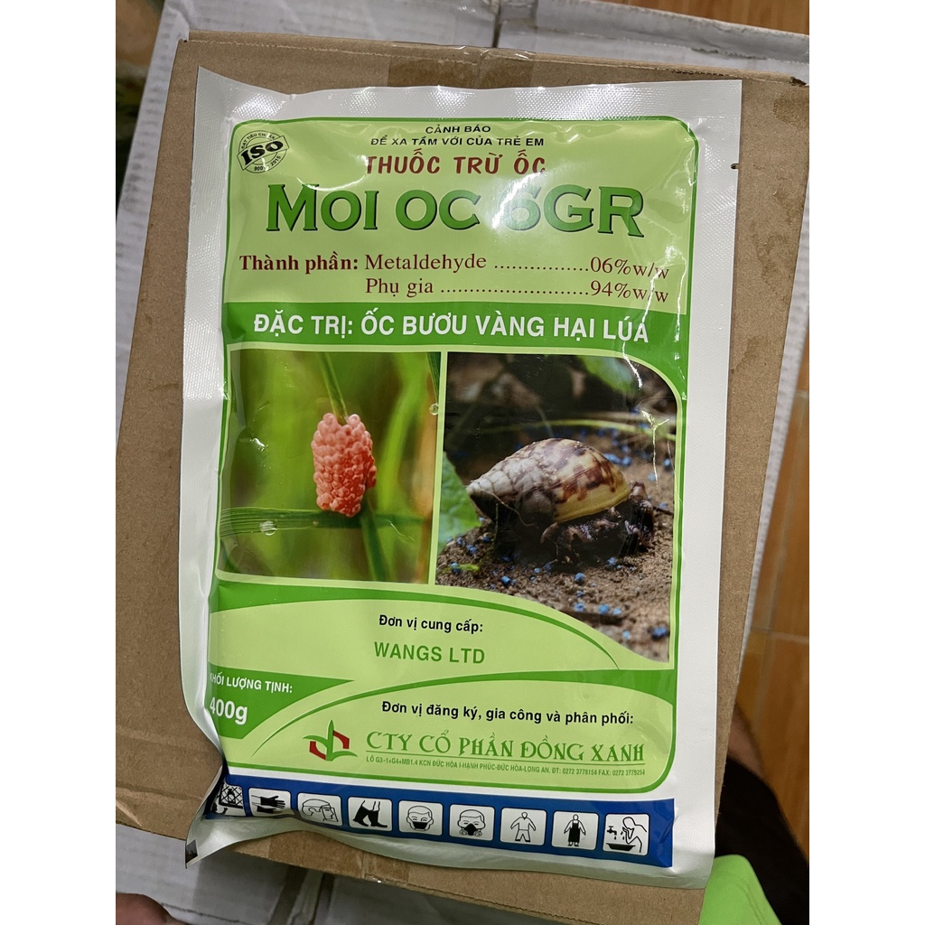 THUỐC DIỆT ỐC BƯU VÀNG, ỐC SÊN 400GRAM