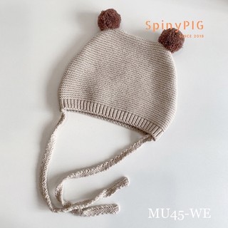 mũ len cục bông mu45