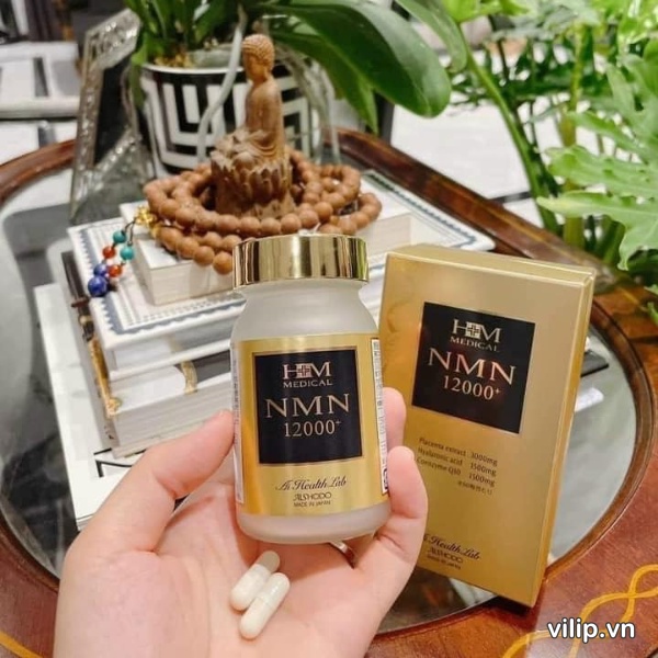 Viên uống NMN 12000 Aishodo Nhật Bản - Viên uống trẻ hoá da và chống lão hoá toàn diện, hộp 30viên | Harumi_JP
