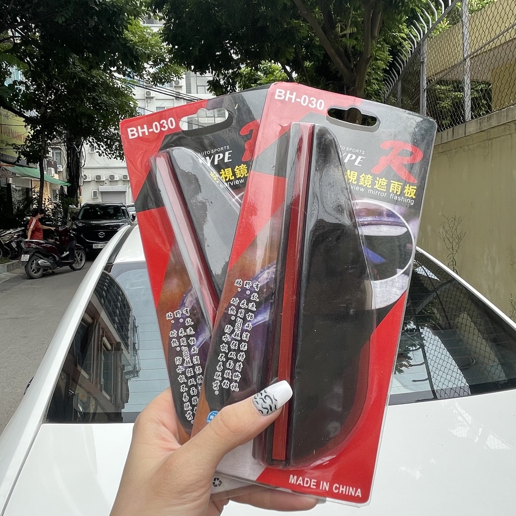 Vè Che Mưa Gương Chiếu Hậu Xe Hơi Chống Bám Nước kèm băng keo chuyên dụng
