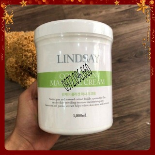 [Shop]Kem massage Lindsay Collagen cho mặt và body ( Hũ 1000ml )[Spa]