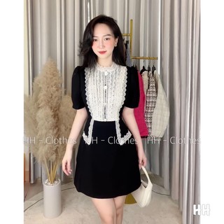 Váy phối ren đính đá