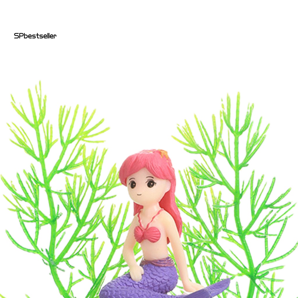 Đồ trang trí Nàng Tiên Cá Đang Ngủ Dễ Thương Không Phai Màu Trang Trí Nhà Cửa