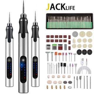 Jacklife Mini Không Dây Khoan Dụng Cụ Điện 3.6V Máy Khoan Mài Mài Phụ Kiện Bộ Bút Khắc Không Dây Cho Trang Sức Gỗ Thủy Tinh