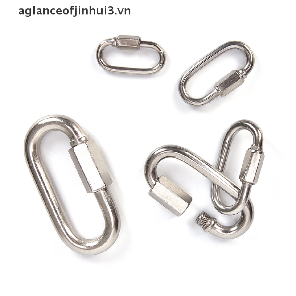 Móc Khóa Carabiner Leo Núi Bằng Thép Không Gỉ