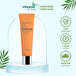 Kem chống nắng dưỡng da spf50+/pa+++ dr.hedison perfect sun block 50ml - yan one cosmetic