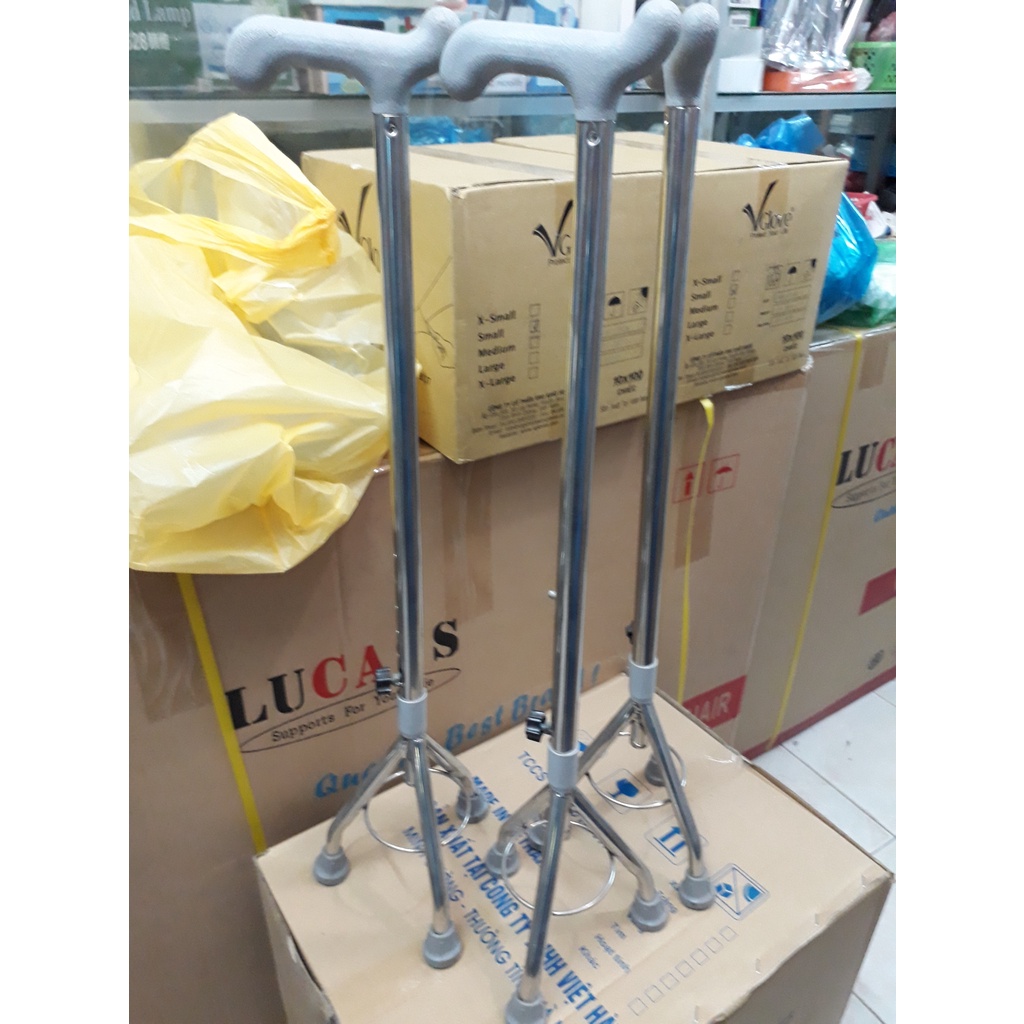 Gậy Chống 3 Hoặc 4 Chân Cho Người Già - Hàng Việt Nam