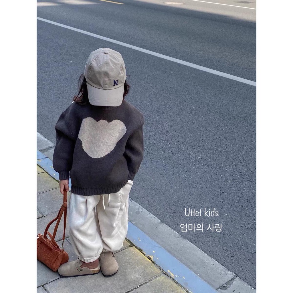 ÁO LEN HÌNH GẤU PHONG CÁCH HÀN QUỐC RẤT ĐẸP DÀNH CHO BÉ GÁI VÀ BÉ TRAI