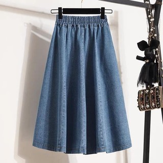 [Hàng có sẵn] CHÂN VÁY JEAN MIDI (Có sẵn sz XL)