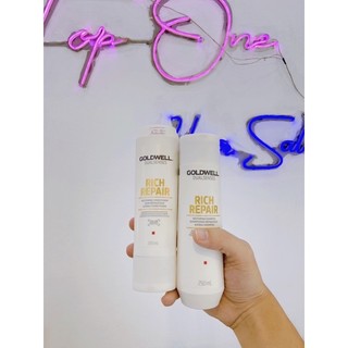 Dầu gội xả goldwell - dầu gội 250ml, dầu xả 200ml
