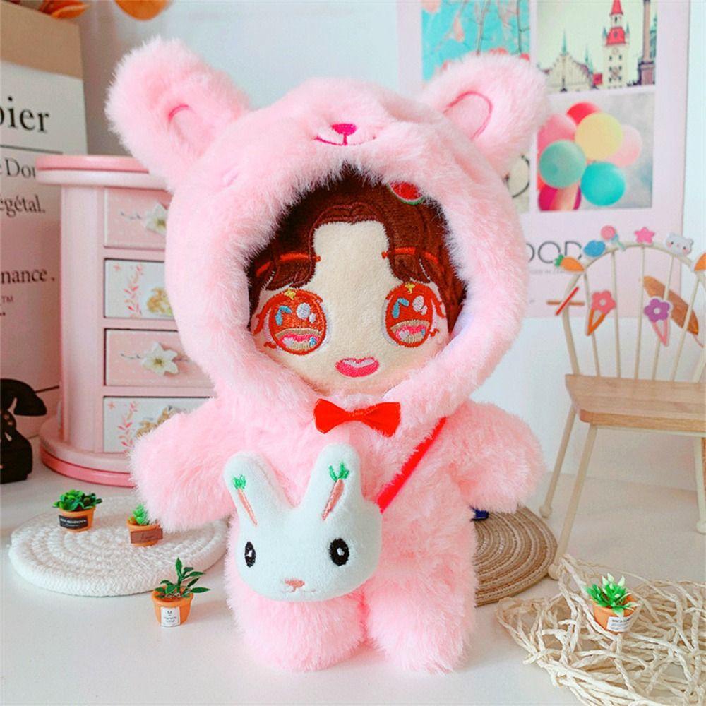 Bộ Áo Liền Quần Hình Động Vật Dễ Thương 20cm Cho Búp Bê