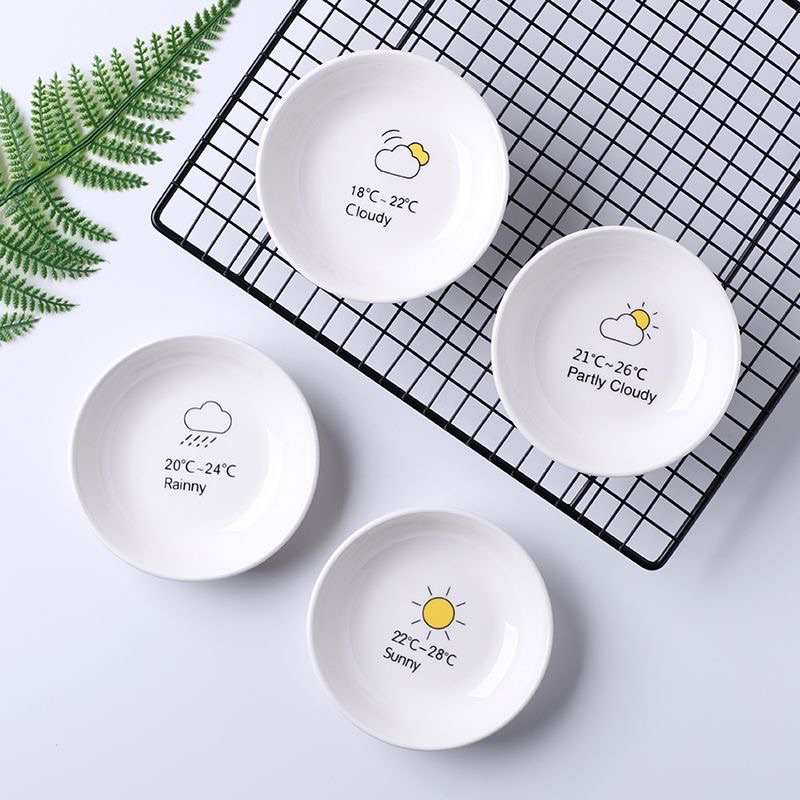 Đĩa Sứ Xinh Xắn Thông Điệp Sâu Sắc Cho Một Ngày Mới Đẹp Tươi