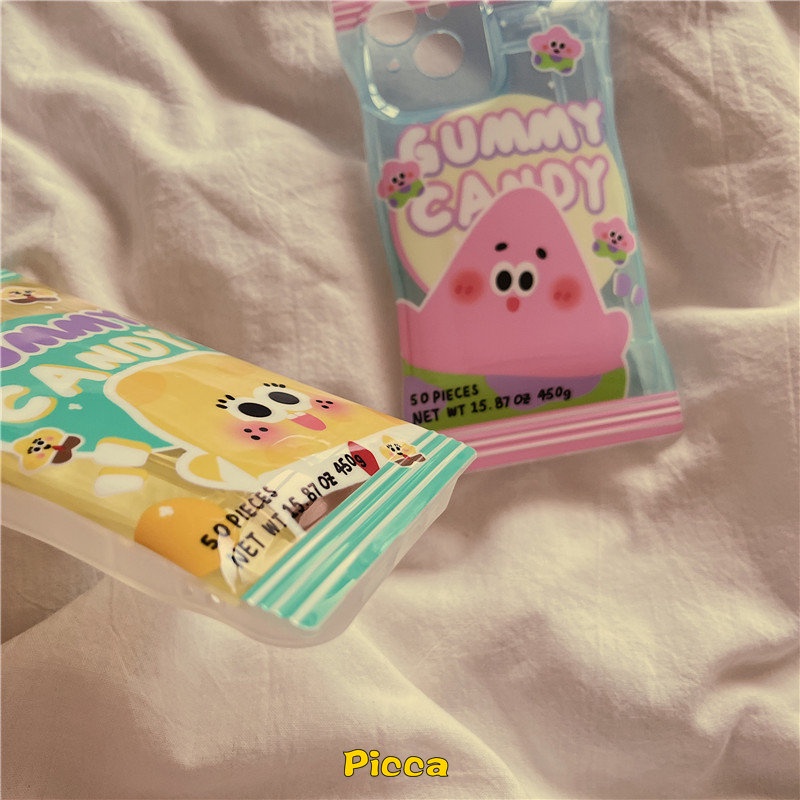 Ốp Điện Thoại Dẻo Họa Tiết Hoạt Hình SpongeBob Cho iPhone 7plus XR 11 12 13 14 Pro Max 8 7 6 6s 14 Plus X Xs Max SE 2020