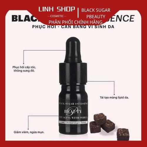 Serum Giảm Mụn Đường Đen BLACK SUGAR PBEAUTY 5ml Ngừa Thâm Mờ Sẹo Tái Tạo Dưỡng Da Căng Mịn