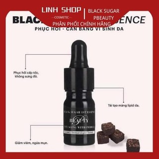 Serum giảm mụn đường đen black sugar pbeauty 5ml ngừa thâm mờ sẹo tái tạo dưỡng da căng mịn