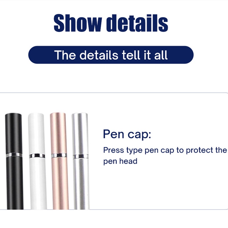 Bút Cảm Ứng Thông Minh 2 Trong 1 Cho iPad Pro Air 2 3 Mini 4 Stylus Samsung Huawei Tablet iOS / Android Phone