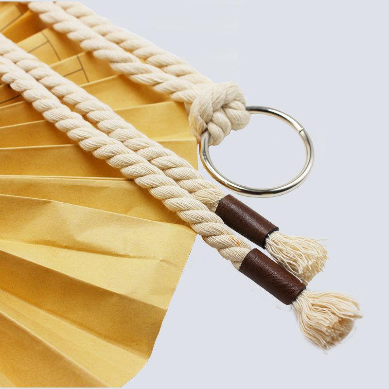 Thắt Lưng Dây Thừng cotton Màu Trắng Đen Phong Cách Harajuku Đơn Giản Dễ Phối Đồ Cho Nữ